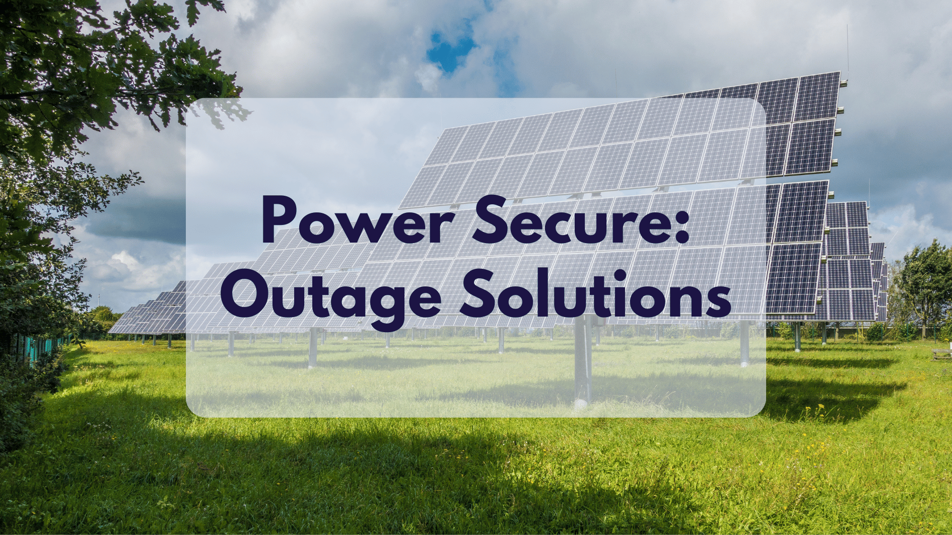How to Stay Powered During Outages