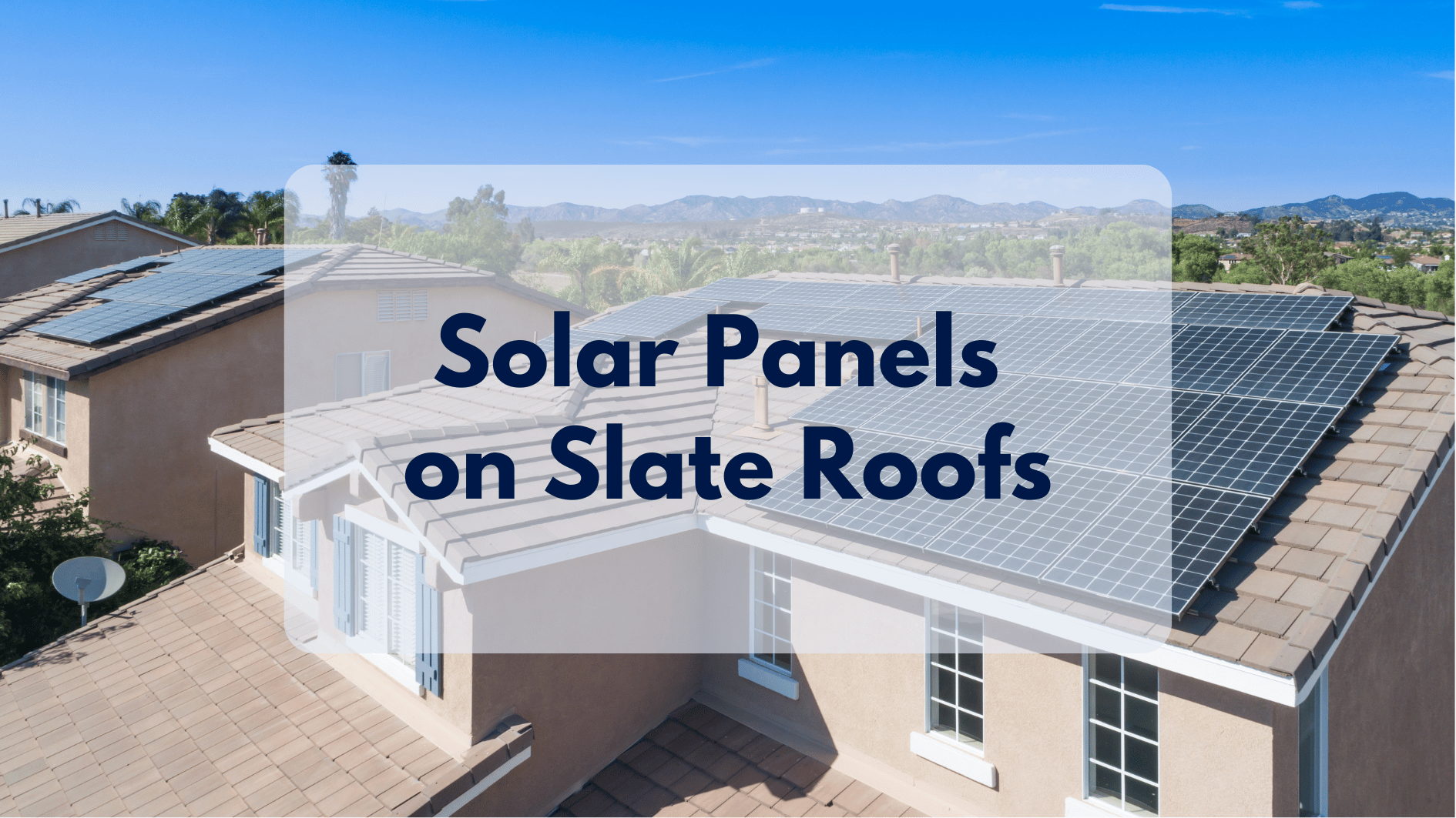 Going Green: The Benefits of Solar Panels on Slate Roofs